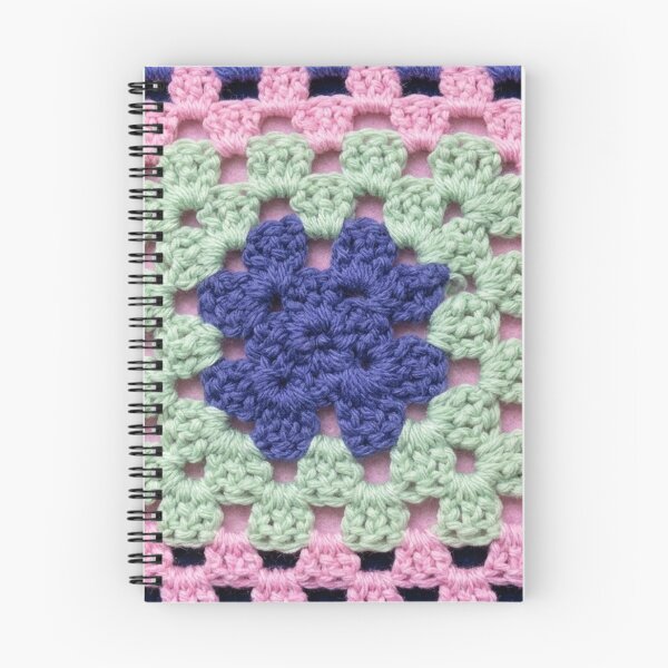 Item preview, Mauve and pink granny square designed and sold by GasconyPassion.