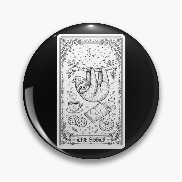 Item preview, The Sloth Tarot card  designed and sold by FenixFyre Creations.