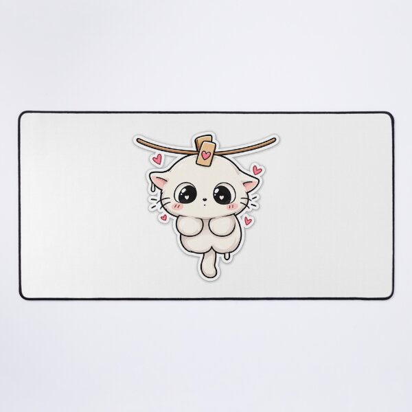 Item preview, Cute Kawaii Cat Love Hang Glider designed and sold by PatternFablee.