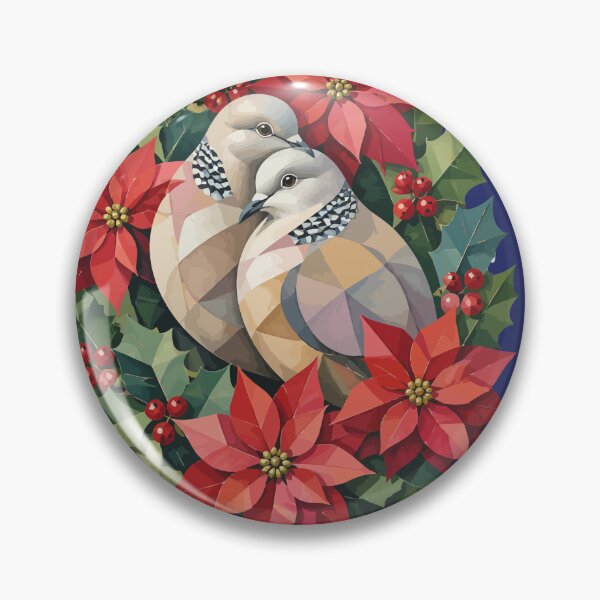 Item preview, Compassion and Poinsettia Two Turtle-Doves designed and sold by taiche.