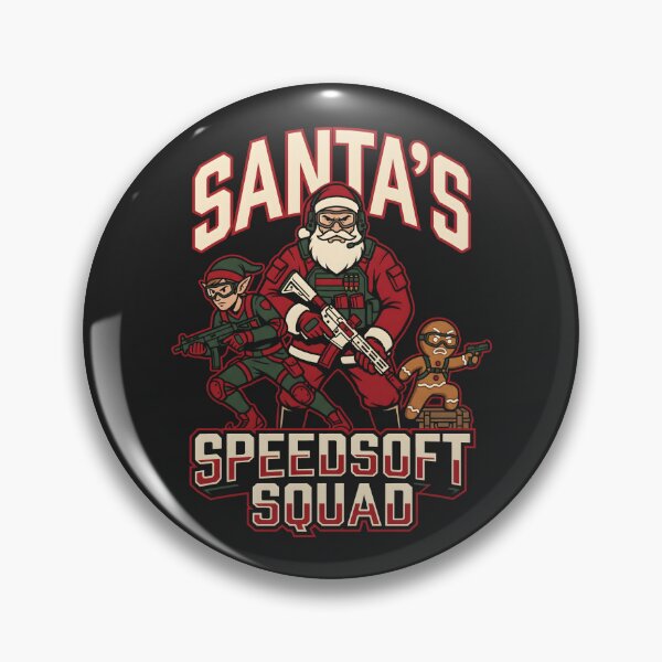 Item preview, Santa's Speedsoft Squad Tactical Christmas Airsoft designed and sold by SplashTastic.
