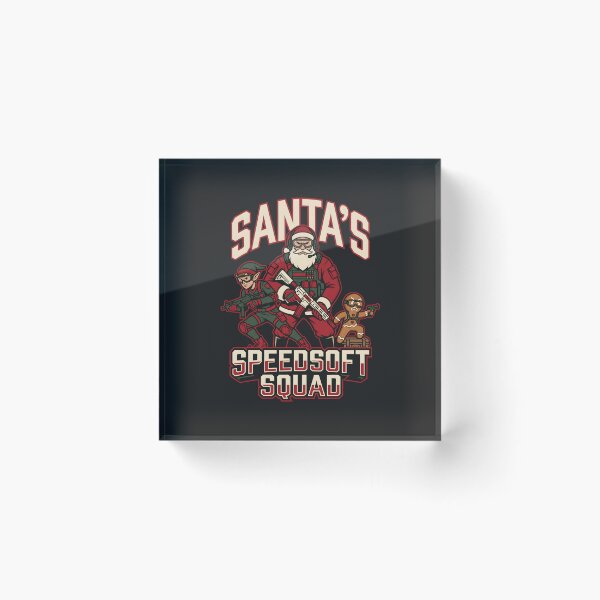 Artikelvorschau, Santa's Speedsoft Squad Taktisches Weihnachts-Airsoft entworfen und verkauft von SplashTastic.