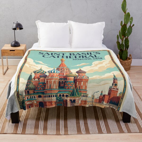 Aperçu de l'œuvre Saint Basil's Cathedral — Moscow, USSR créée et vendue par Bad-Decisions-Designs.