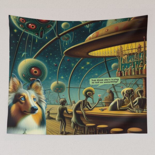 Item preview, Space Lassie designed and sold by Rich La Bonté.