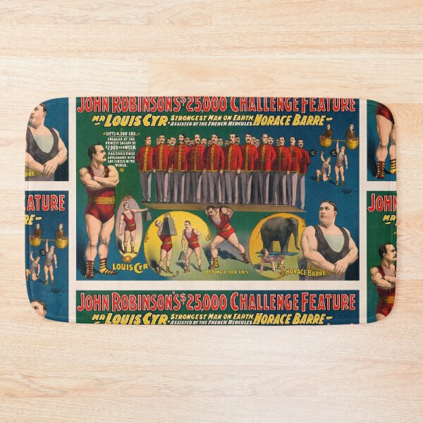 Item preview, Louis Cyr Strongest Man Circus Bill designed and sold by artofuniverse.