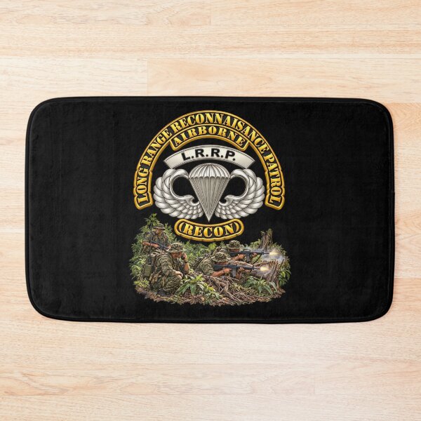 Item preview, Long Range Reconnaissance Patrol - LRRP - Airborne - RECON - with Recon Scene - 3D - transparent designed and sold by Military Insignia Products.