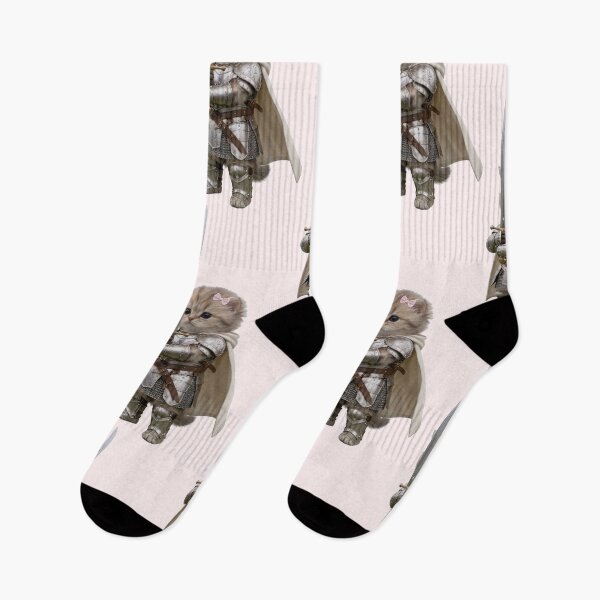 Item preview, Cute Knight Kitten Pink Bow Cat Meme Trend  designed and sold by ClaudiaGrosso.