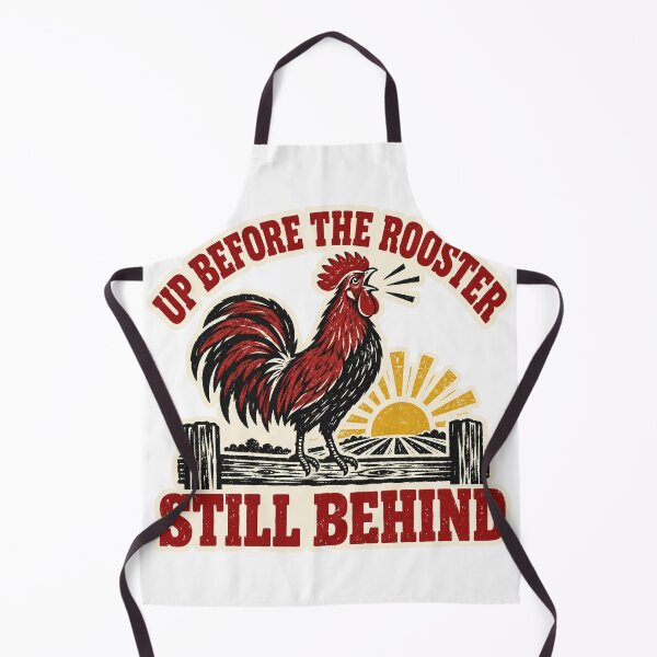Item preview, Up Before the Rooster, Still Behind on Chores designed and sold by eignvalue.