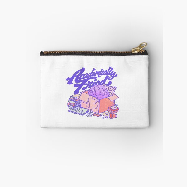 Item preview, Academically Fried College Student Study Exam Stress designed and sold by AdelDigitalArts.