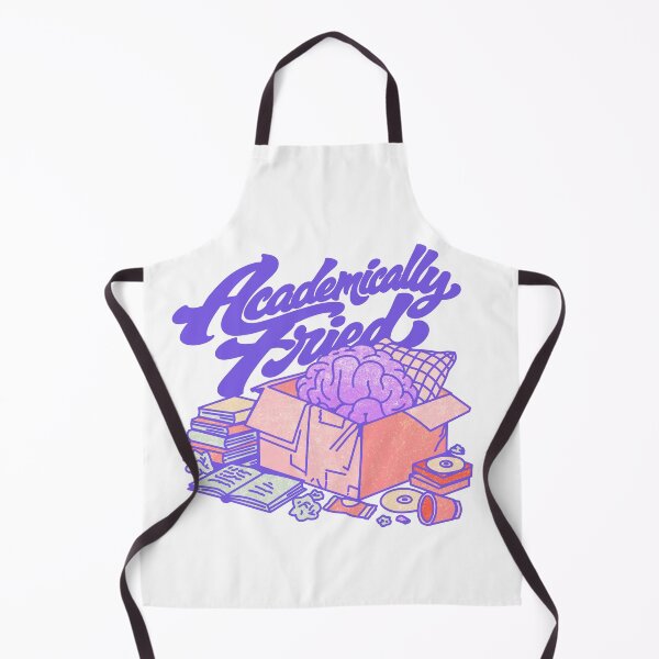 Item preview, Academically Fried College Student Study Exam Stress designed and sold by AdelDigitalArts.