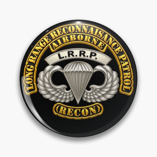 Item preview, Long Range Reconnaissance Patrol - LRRP - Airborne - RECON - 3D - transparent designed and sold by Military Insignia Products.