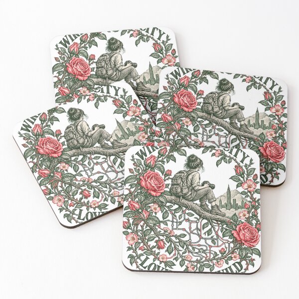 Item preview, Wired for the City Loving the Wild Hiker Girl Rose Circuit Design designed and sold by KIDEnia.