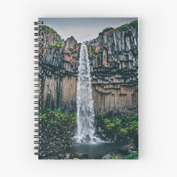 Item preview, Svartifoss Basalt Columns Iceland Waterfall Landscape designed and sold by Luxxe87.