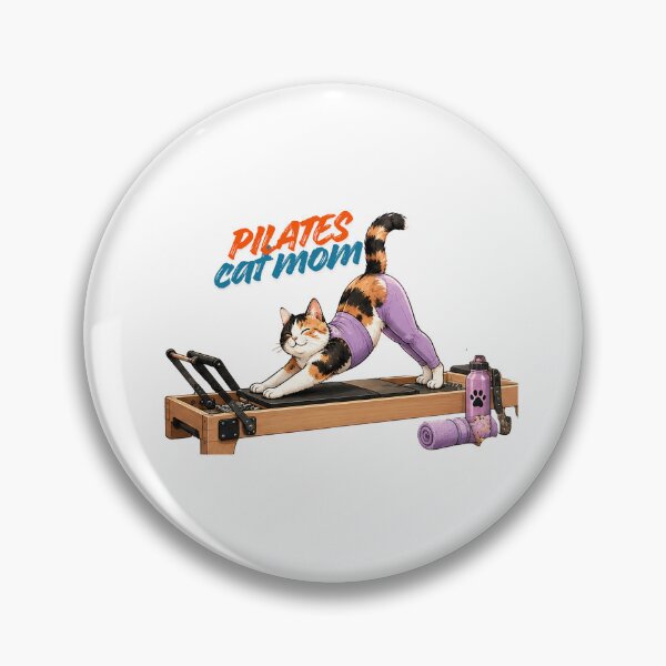 Item preview,  Cat Mom Pilates Retro Design designed and sold by Zen & Whiskers.