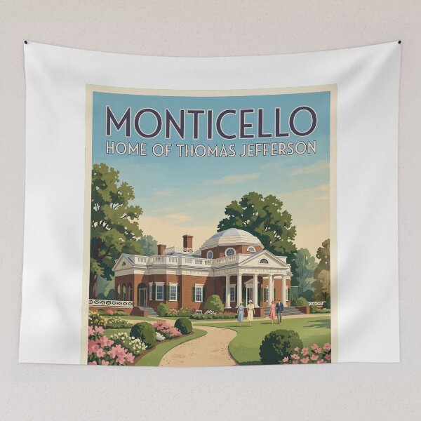 Artikelvorschau, Monticello — Home of Thomas Jefferson entworfen und verkauft von Bad-Decisions-Designs.