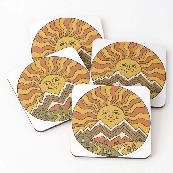 Item preview, Vintage Mountain Camping Sticker – 70s Retro Outdoor Adventure designed and sold by Spiking11.