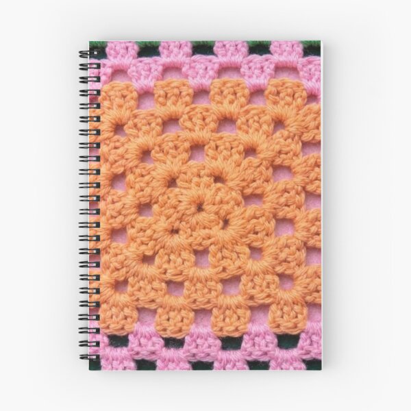 Item preview, Green, pink, orange granny square designed and sold by GasconyPassion.