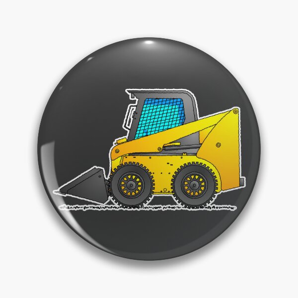 Item preview, Skid Steer Loader Construction Vehicle Illustration designed and sold by themagiccrayons.
