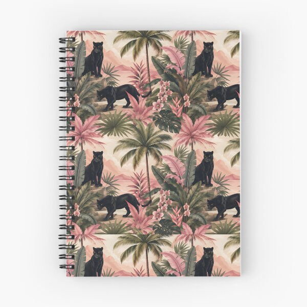Item preview, Panthers in the pink wilderness designed and sold by MiracleSociety.