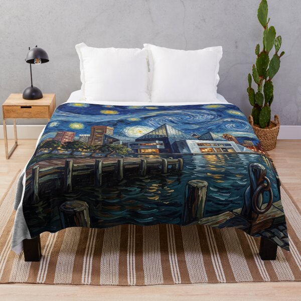 Artikelvorschau, National Aquarium Baltimore Under Starry Night entworfen und verkauft von Bad-Decisions-Designs.
