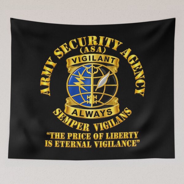 Item preview, Army Security Agency - DUI - 3D - Transparent designed and sold by Military Insignia Products.