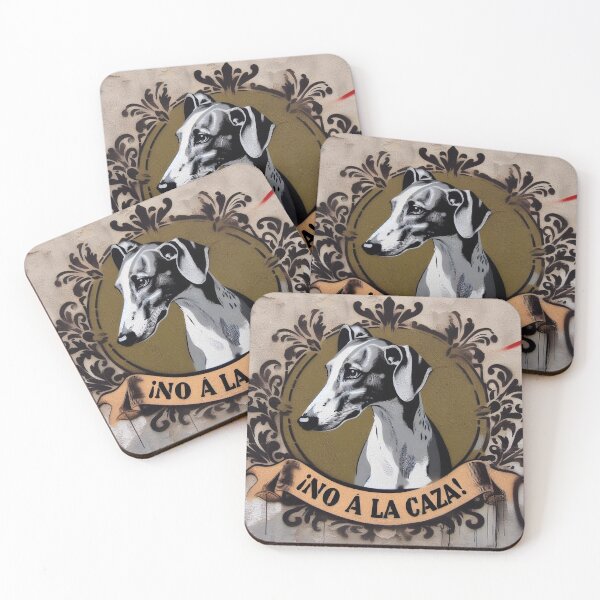 Item preview, GALOGO - Variaciones Callejeras - No a la caza_07 designed and sold by GALOGO – Art for Sighthounds & Animal Welfare.