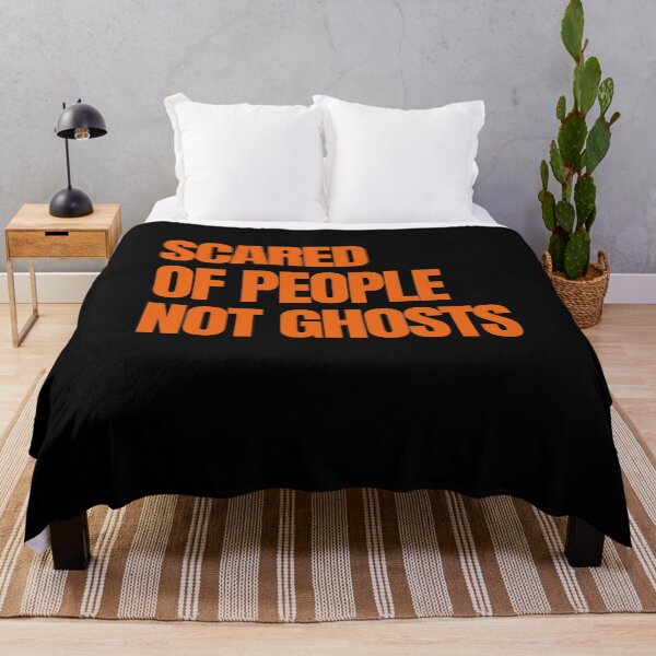 Item preview, Scared of People Not Ghosts Introvert Halloween Saying designed and sold by T-version.
