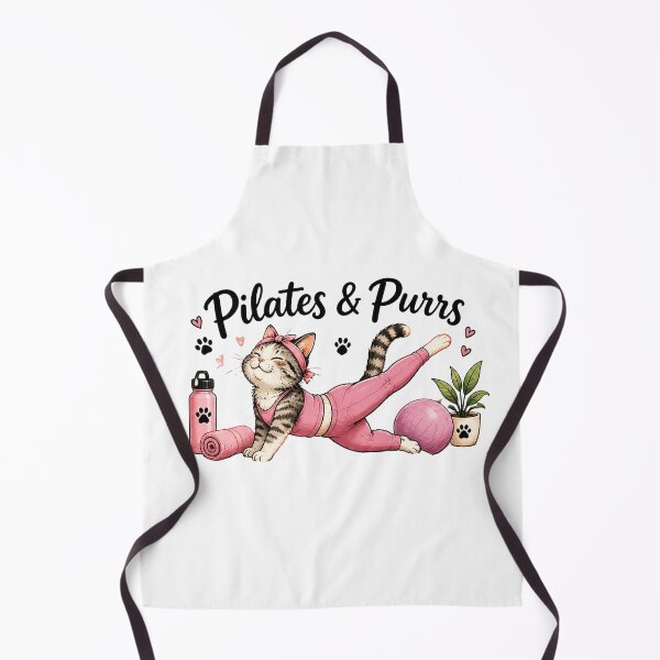 Artikelvorschau, Pilates and Purrs Retro Design entworfen und verkauft von Zen & Whiskers.