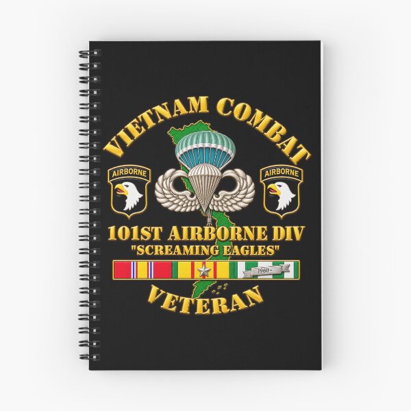 Item preview, 101st Airborne Veteran - Screaming Eagles - with VN SVC - 3D - Transparent designed and sold by Military Insignia Products.