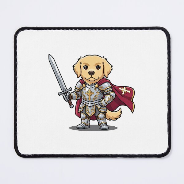 Item preview, D&D Golden Retriever Paladin - No Label designed and sold by VFXguy.