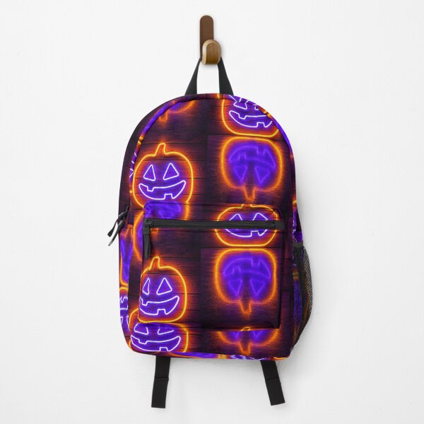 Item preview, Neon Jack-o’-Lantern Glow and Purple Reflection designed and sold by Kimberly Palmer.