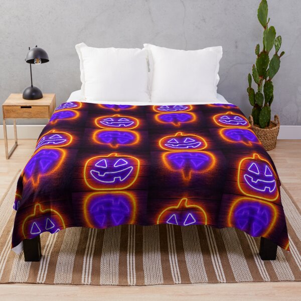 Item preview, Neon Jack-o’-Lantern Glow and Purple Reflection designed and sold by Kimberly Palmer.