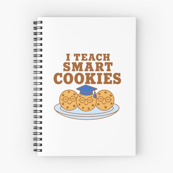 Item preview, I teach smart cookies - cute cookies with glasses teacher humor designed and sold by GagShots.