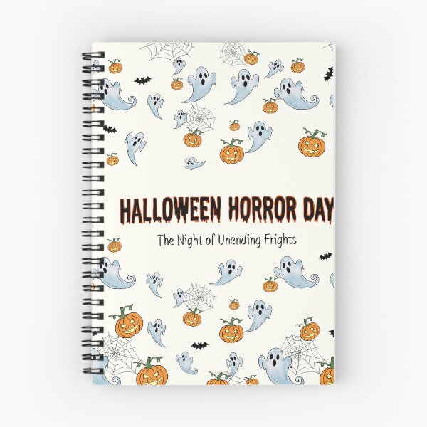 Item preview, Cute Halloween Ghost and Pumpkin Pattern  designed and sold by SbRandomLab.