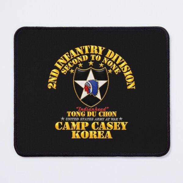 Item preview, 2nd Infantry Div - SSI Tong-DU-Chon Camp Casey - 3D - Transparent designed and sold by Military Insignia Products.