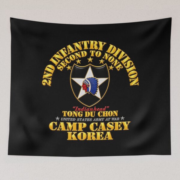 Item preview, 2nd Infantry Div - SSI Tong-DU-Chon Camp Casey - 3D - Transparent designed and sold by Military Insignia Products.