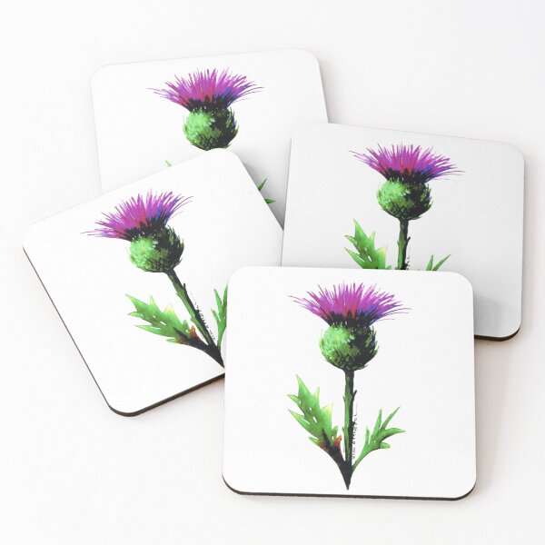 Artikelvorschau, Distel, Originalaquarell. entworfen und verkauft von aswoa.