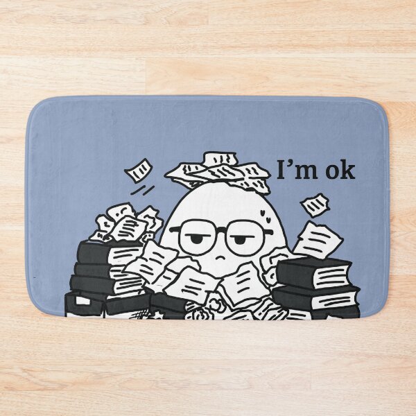 Item preview, I’m OK – Overworked Ghost designed and sold by  Almost Bored Studio.