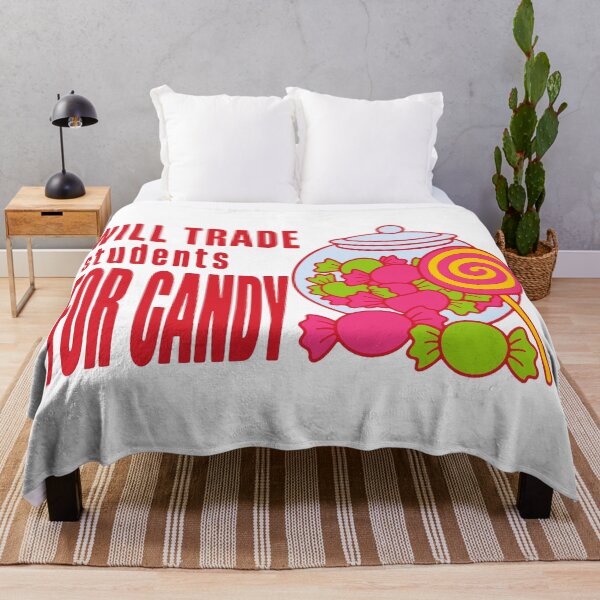 Item preview, Will trade students for candy - funny teacher candy jar humor designed and sold by GagShots.