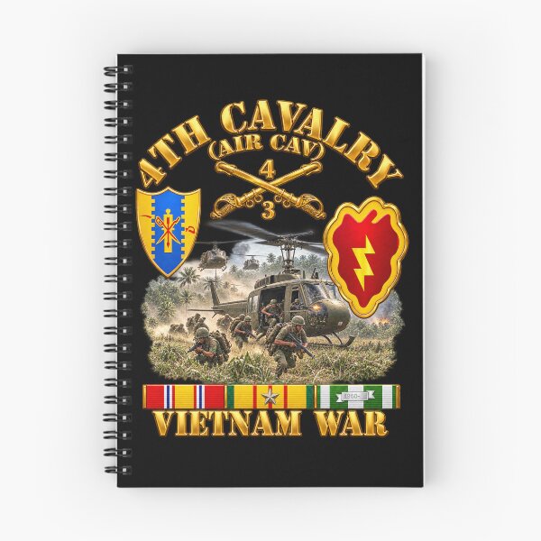Item preview, 4th Cavalry - Air Cav - 25th ID - Helo Assault - w VN SVC - Assault Scene - 3D - Transparent designed and sold by Military Insignia Products.
