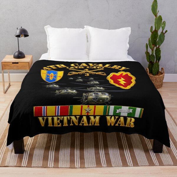 Item preview, 4th Cavalry - Air Cav - 25th ID - Helo Assault - w VN SVC - 3D - Transparent designed and sold by Military Insignia Products.