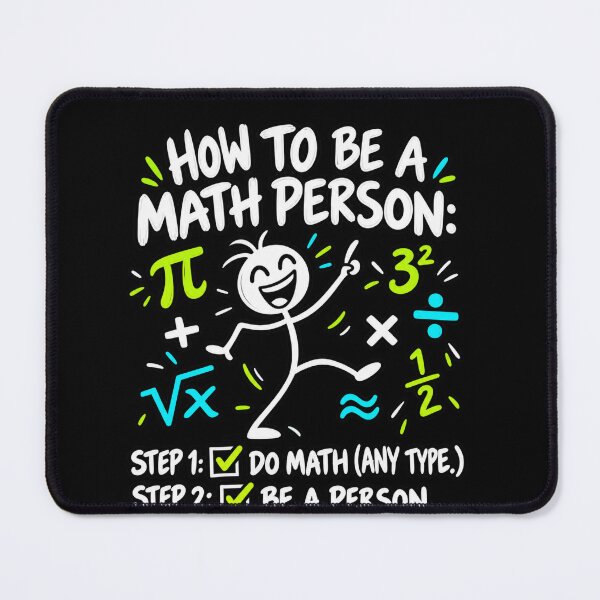 Item preview, How to Be a Math Person Funny Math designed and sold by anapldv.