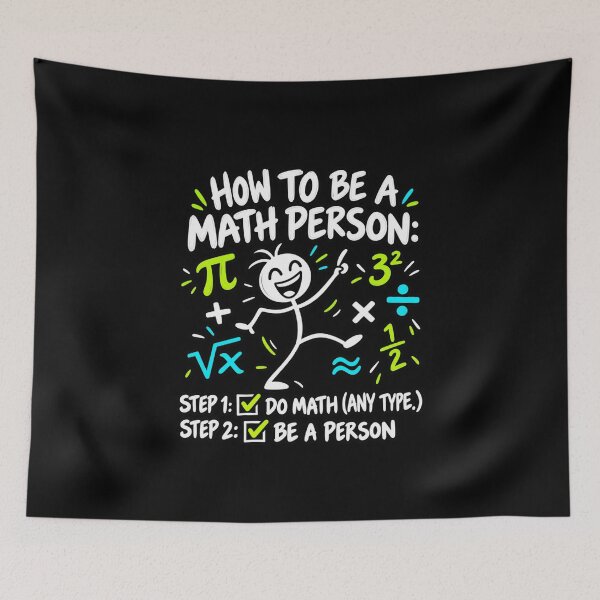 Item preview, How to Be a Math Person Funny Math designed and sold by anapldv.