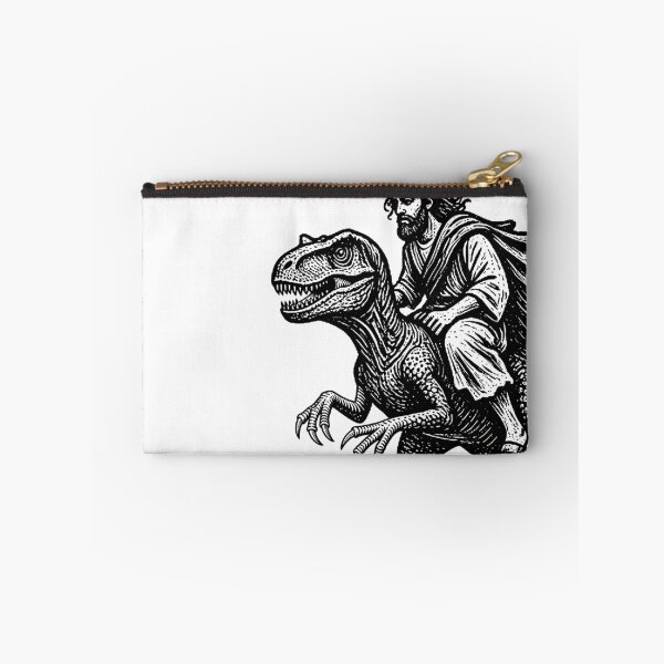 Item preview, Jesus on a Velociraptor designed and sold by K.THX.BYE.