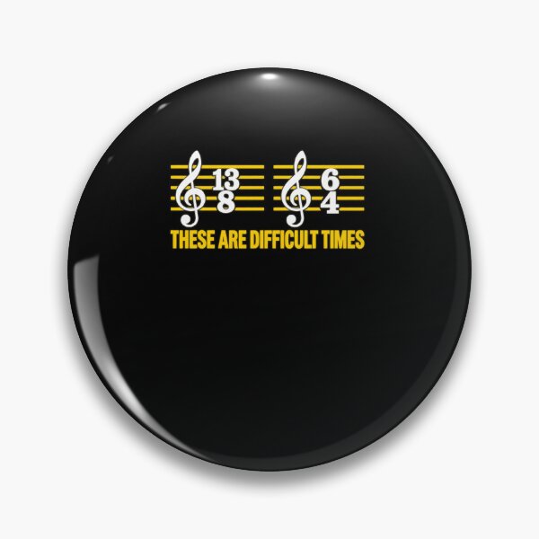 Item preview, These Are Difficult Times Music Humor designed and sold by anapldv.