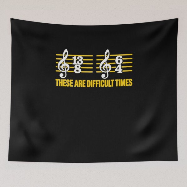 Item preview, These Are Difficult Times Music Humor designed and sold by anapldv.