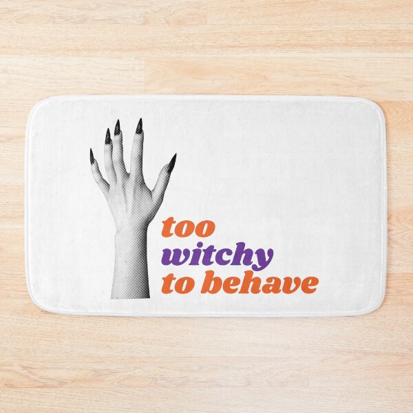 Item preview, Too Witchy to Behave Halftone Witch Hand designed and sold by Fani*.