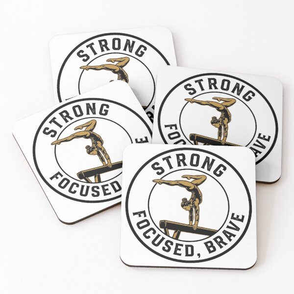 Item preview, Strong Focused, Brave T-Shirt Artistic Gymnastics designed and sold by FlipGymnastics.