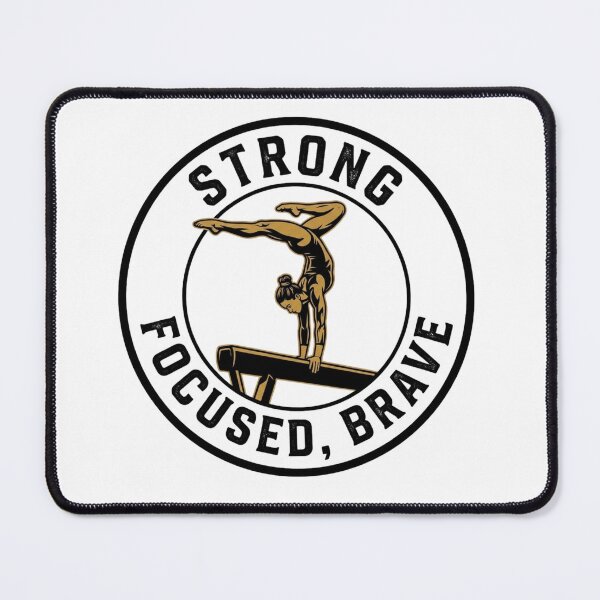 Item preview, Strong Focused, Brave T-Shirt Artistic Gymnastics designed and sold by FlipGymnastics.