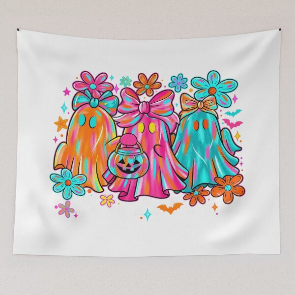 Item preview, Preppy Halloween Ghost Neon designed and sold by Taniyah Gomes.
